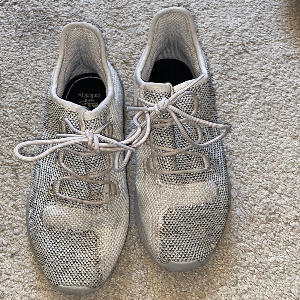 Adidas size 3Y knit shoes